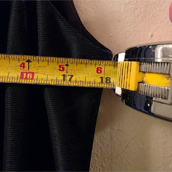 Vtg Y2K 90s Sleeveless Blue Shimmer Maxi Dress Evening Gown Jacket Leslie Fay 14 - Picture 6 of 10